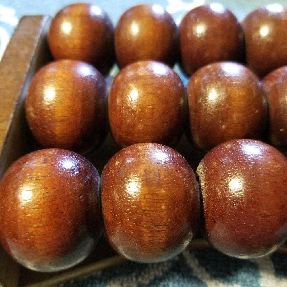 Vintage Wooden 15-Ball Roller Massager ~ Foot/Body Portable Therapy - Picture 10 of 10